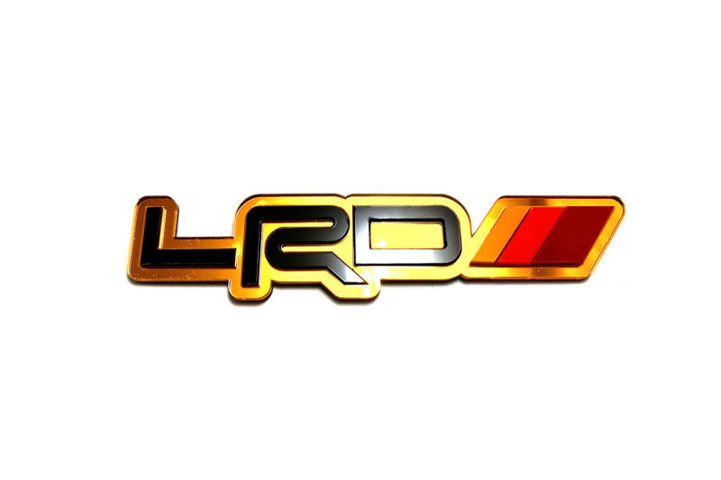 Lexus tailgate trunk rear emblem with LRD logo (type 1) Lexus emblems decoinfabric