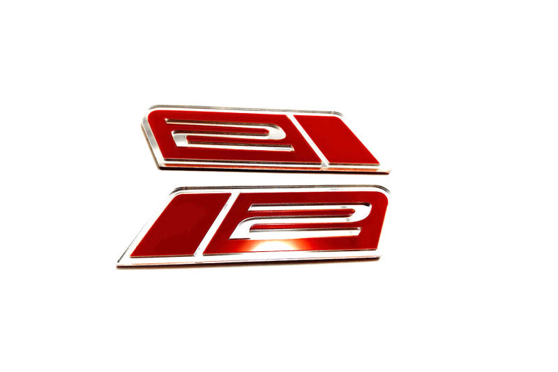 Ford Mustang emblem for fenders with Roush Stage 2 logo Ford emblems decoinfabric