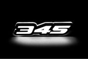 Chrysler Illuminated LED Radiator Grille Emblems and Badges with 345 (type 1) logo Chrysler Led Emblems decoinfabric