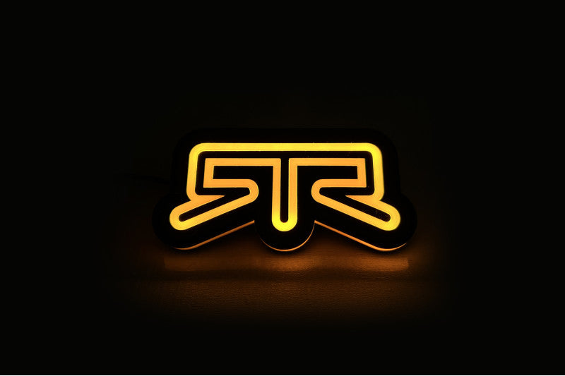 Ford Illuminated LED Radiator Grille Emblems and Badges with RTR (type 2) logo Ford Led Emblems decoinfabric