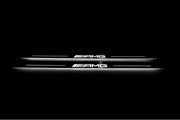 Mercedes S-Class C217 2014-2020 Door Sill Led Plate With AMG Logo