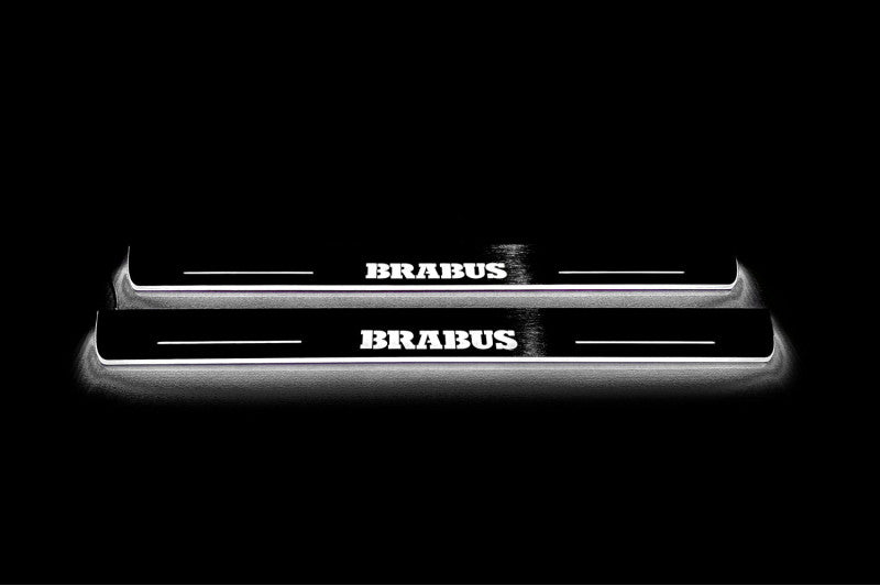 Mercedes GLS I 2015-2019 Led Door Sills With Logo Brabus