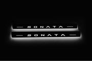 Hyundai Sonata VIII FL 2024+ Car Door Sill With Logo Sonata Hyundai Led Door Sills opdesign