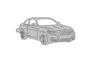 Car Keychain for BMW 2 F22 2014-2021 (type 3D) Keychains opdesign