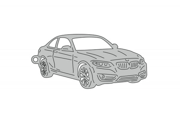 Car Keychain for BMW 2 F22 2014-2021 (type 3D)