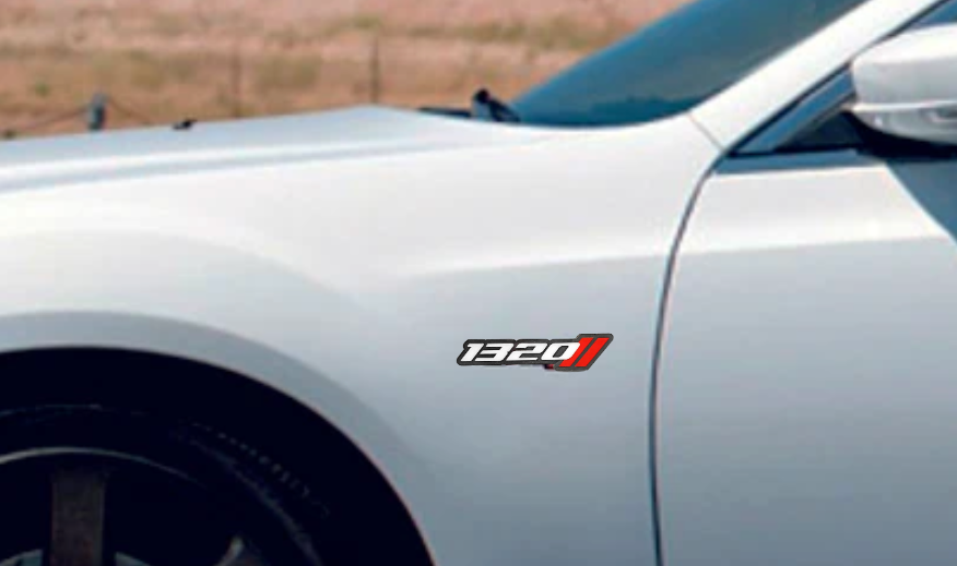 DODGE emblem for fenders with 1320+Dodge logo - decoinfabric