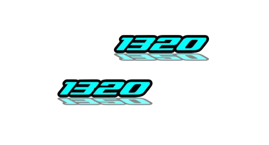 DODGE emblem for fenders with 1320 logo Dodge emblems decoinfabric