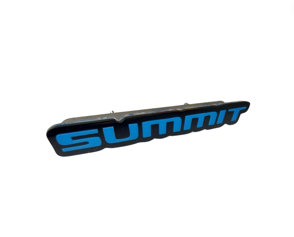 Jeep Emblem & Badge Set - Grille and Tailgate Summit logo Jeep emblems decoinfabric BLUE