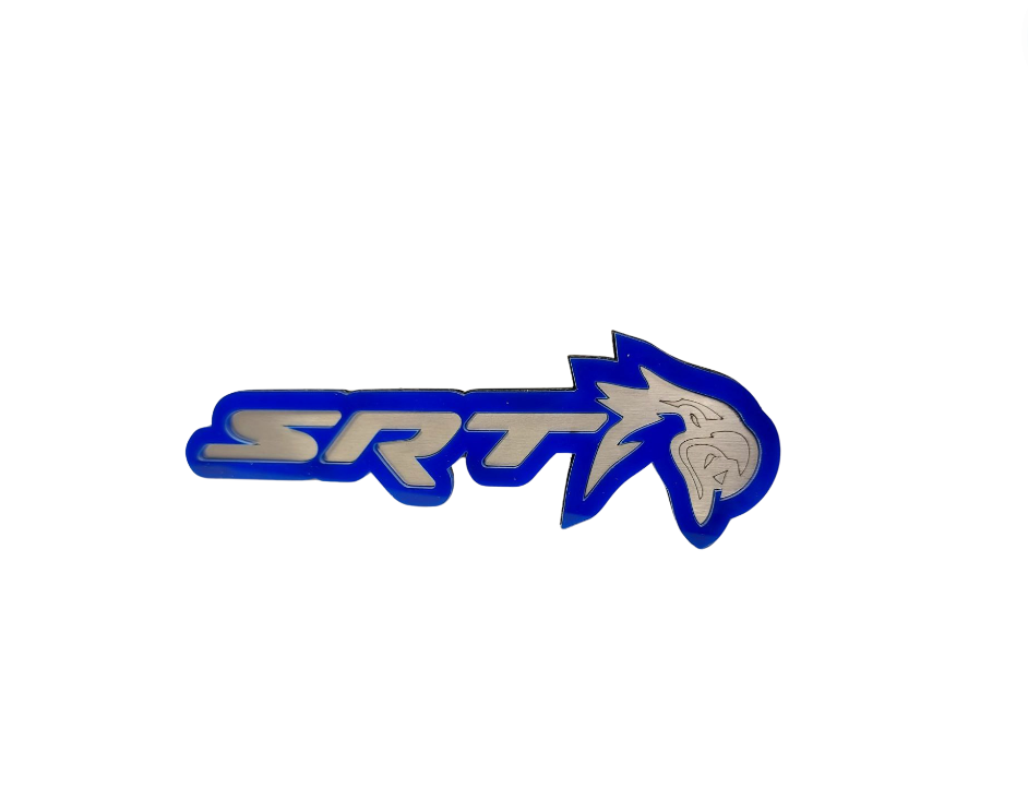 JEEP Radiator grille emblem with SRT Trackhawk logo - decoinfabric