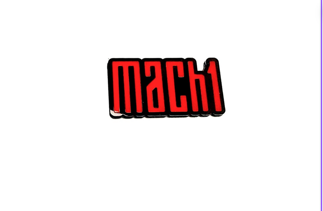 Ford Radiator grille emblem with Mach 1 logo Ford emblems decoinfabric