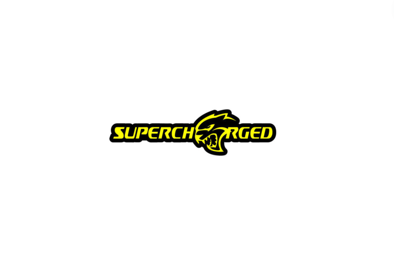 DODGE ラジエーター グリル エンブレムとヘルキャットのロゴ