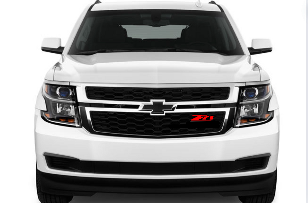 Chevrolet Emblem & Badge Set - Grille and Tailgate Z71 logo Chevrolet emblems decoinfabric