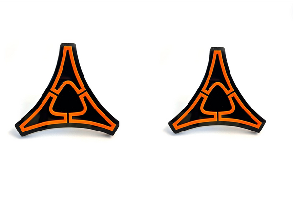DODGE emblem for fenders with REFLECTIVE FRATZOG logo