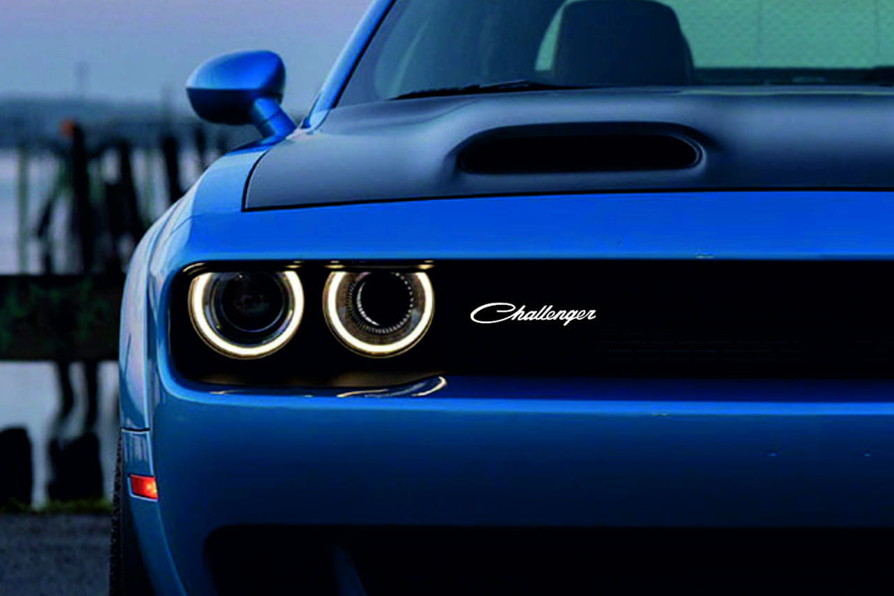 Dodge Emblem & Badges set with Challenger logo (Big Size)