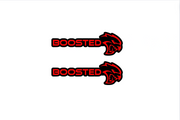 DODGE emblem for fenders with Boosted Hellcat logo Dodge emblems decoinfabric