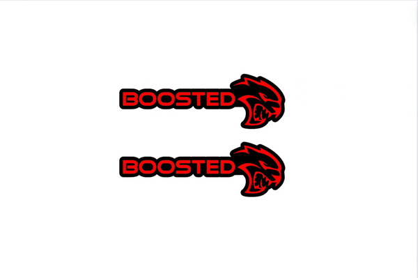 DODGE emblem for fenders with Boosted Hellcat logo