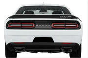 Dodge tailgate trunk rear emblem with Dodge Challenger 50 logo Dodge emblems decoinfabric