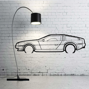 Metal Car Wall art Decor DeLorean DMC-12 1981-1983 (type SIDE) wall Decoin Fabric 500 mm (19.6