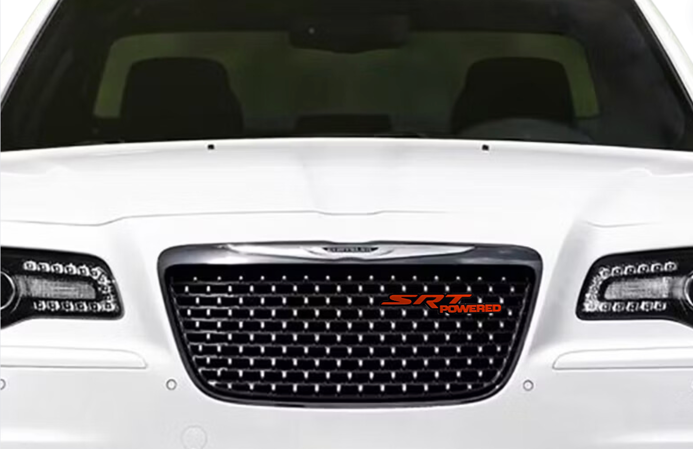 Chrysler Radiator grille emblem with SRT Powered logo