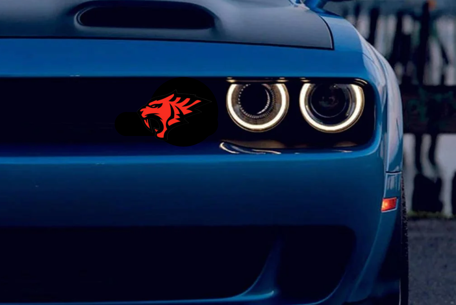 DODGE Kühlergrill-Emblem mit 3.0L-Logo