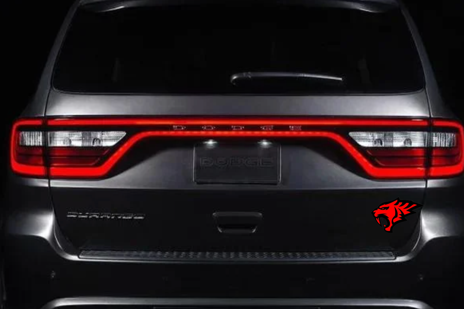 DODGE ラジエーター グリル エンブレムとヘルキャットのロゴ