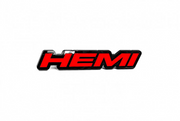 Dodge Emblem & Badges set with Hemi logo Dodge emblems decoinfabric BLACK RED
