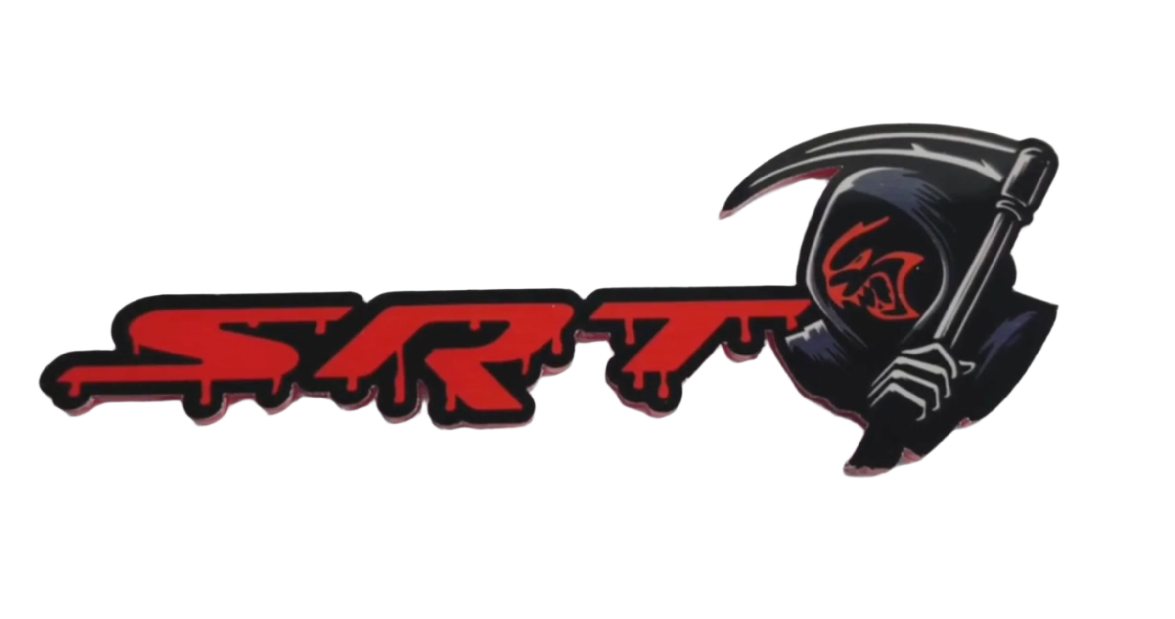 Dodge Emblem & Badges set with SRT Hellcat Grim Reaper logo