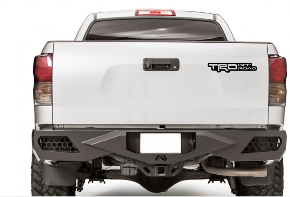 Toyota tailgate trunk rear emblem with TRD offroad logo