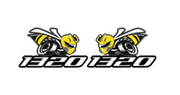 DODGE emblem for fenders with 1320 Scat Pack logo Dodge emblems decoinfabric