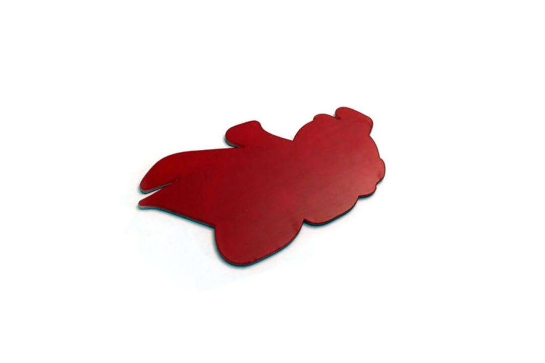 Dodge tailgate trunk rear emblem with 1320 Scat Pack logo (type 3) Dodge emblems decoinfabric