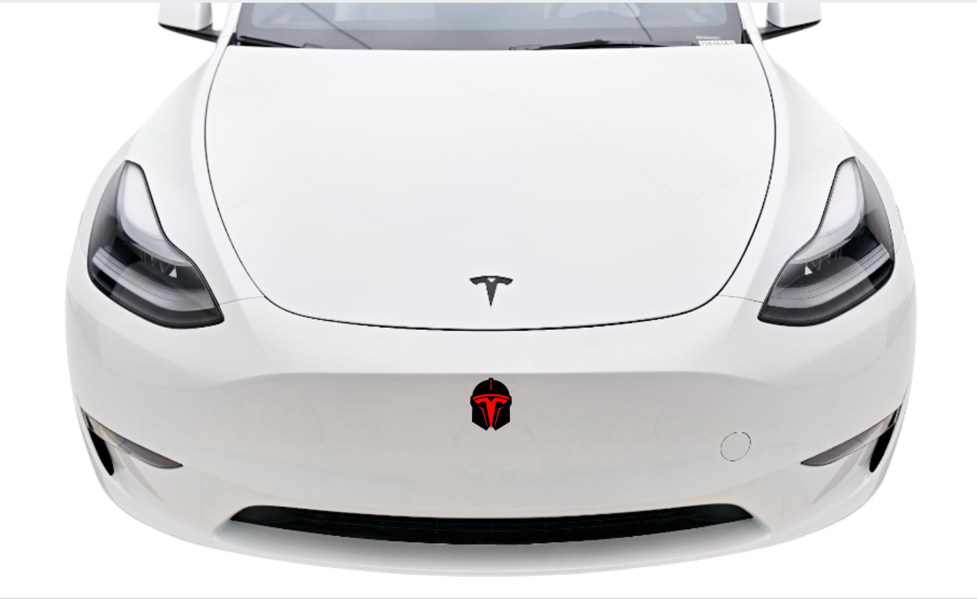 Tesla Emblem & Badges set with Tesla Helmet logo