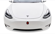 Tesla Emblem & Badge Set - Grille and Tailgate Tesla Helmet logo Tesla emblems decoinfabric