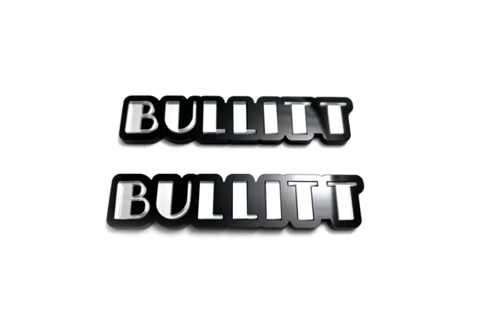 Ford Mustang emblem for fenders with Bullitt logo (Type 2)