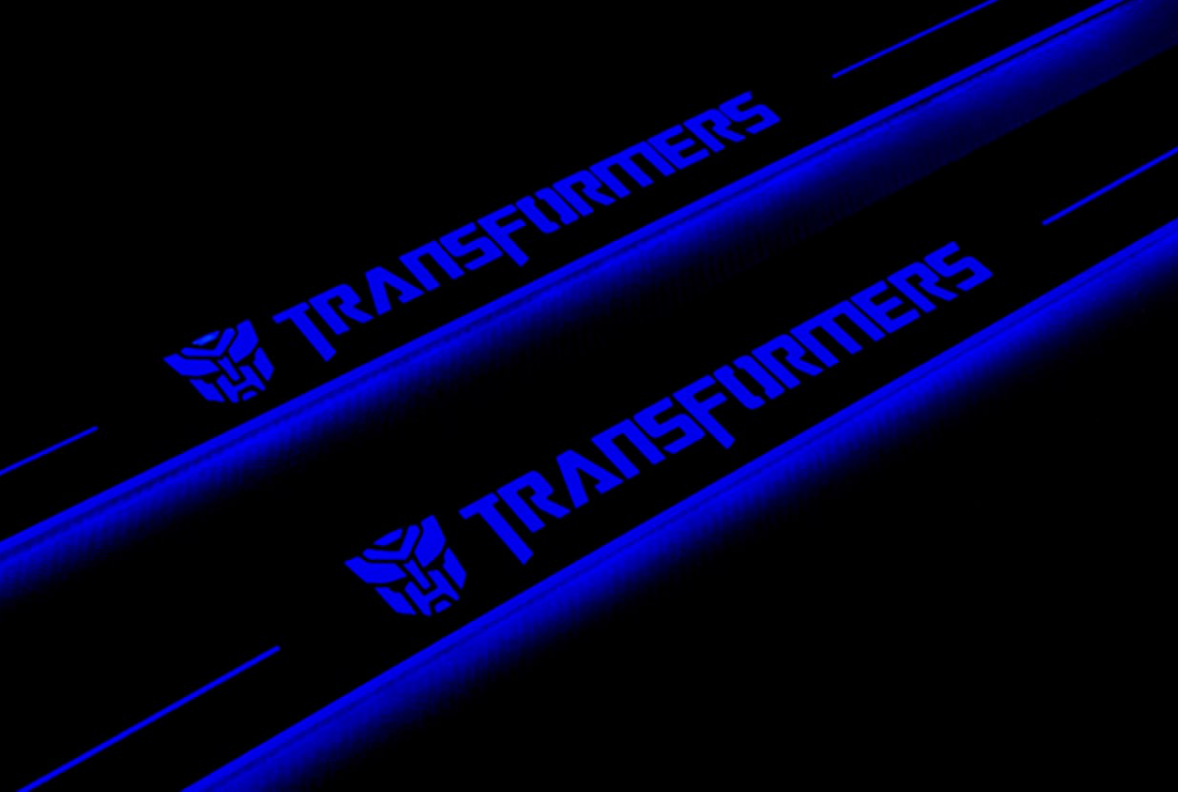 Chevrolet Camaro V 2009-2015 LED Door Sill With TRANSFORMERS Logo