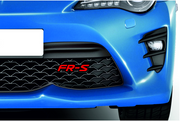 Scion Radiator grille emblem with FR-S logo Toyota emblems decoinfabric