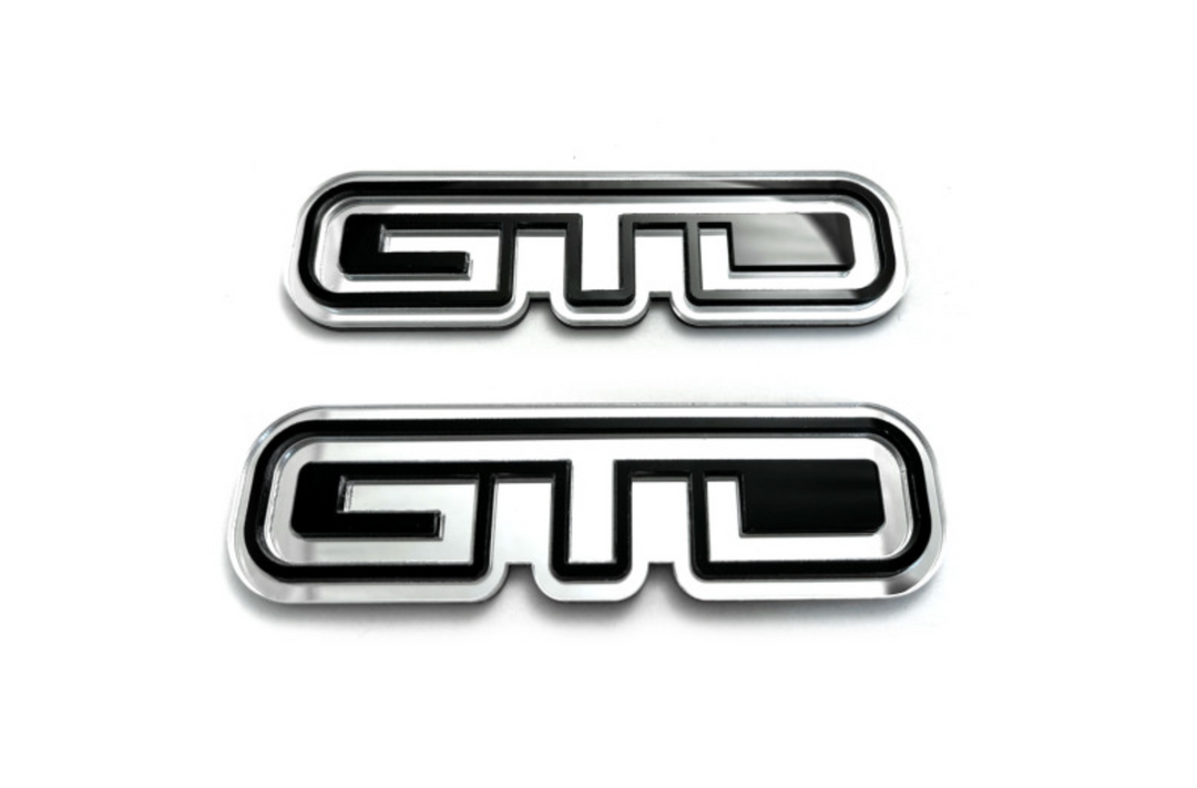 Ford Mustang emblem for fenders with GTD logo (Type 2) Ford emblems decoinfabric