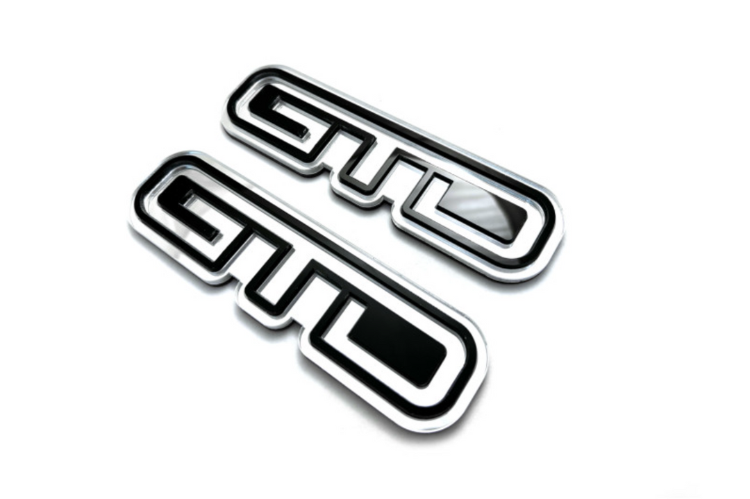 Ford Mustang emblem for fenders with GTD logo (Type 2) Ford emblems decoinfabric