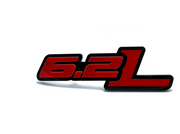 GMC Radiator grille emblem with 6.2L logo (Type 2) GMC emblems decoinfabric