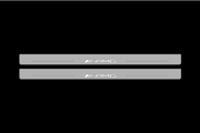 Mercedes CLK W209 2001-2009 Door Sill Led Plate With AMG Logo Mercedes Led Door Sills opdesign