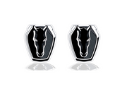 Ford Mustang emblem for fenders with Mustang Dark Horse logo Ford emblems decoinfabric