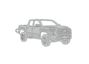 Car Keychain for Toyota Tacoma IV 2024 (type 3D) Keychains opdesign