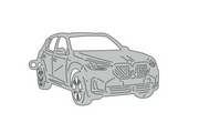 Car Keychain for BMW X3 G45 2024+ (type 3D) Keychains opdesign
