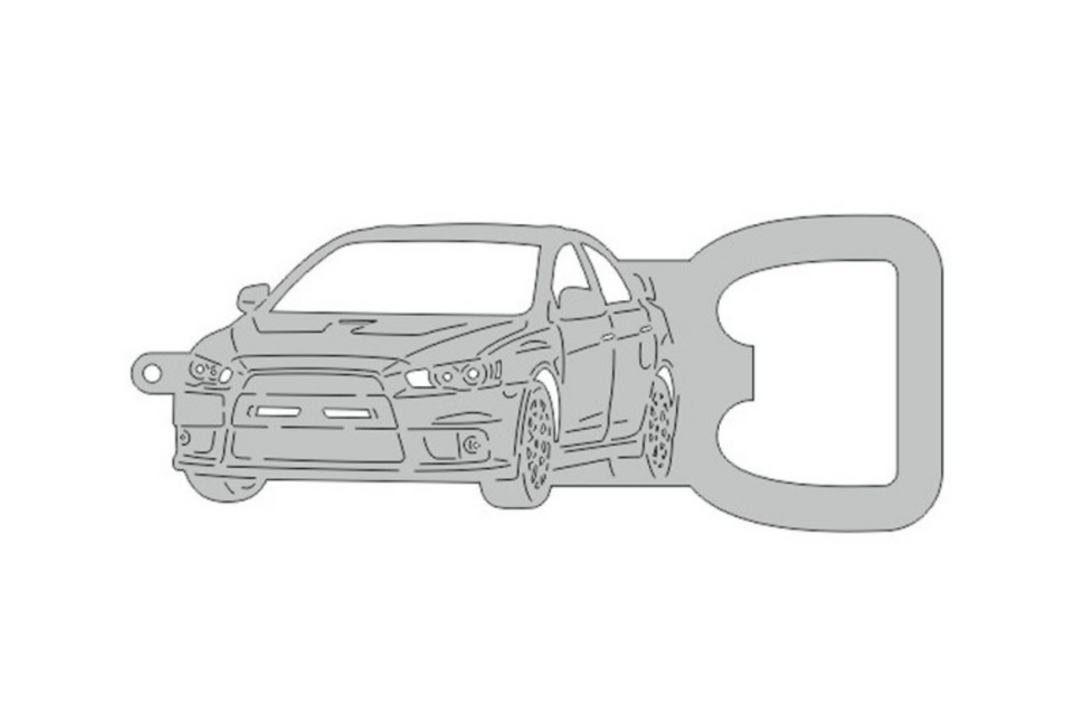 Keychain Bottle Opener for Mitsubishi Lancer Evolution X 2007-2015 Keychains opdesign