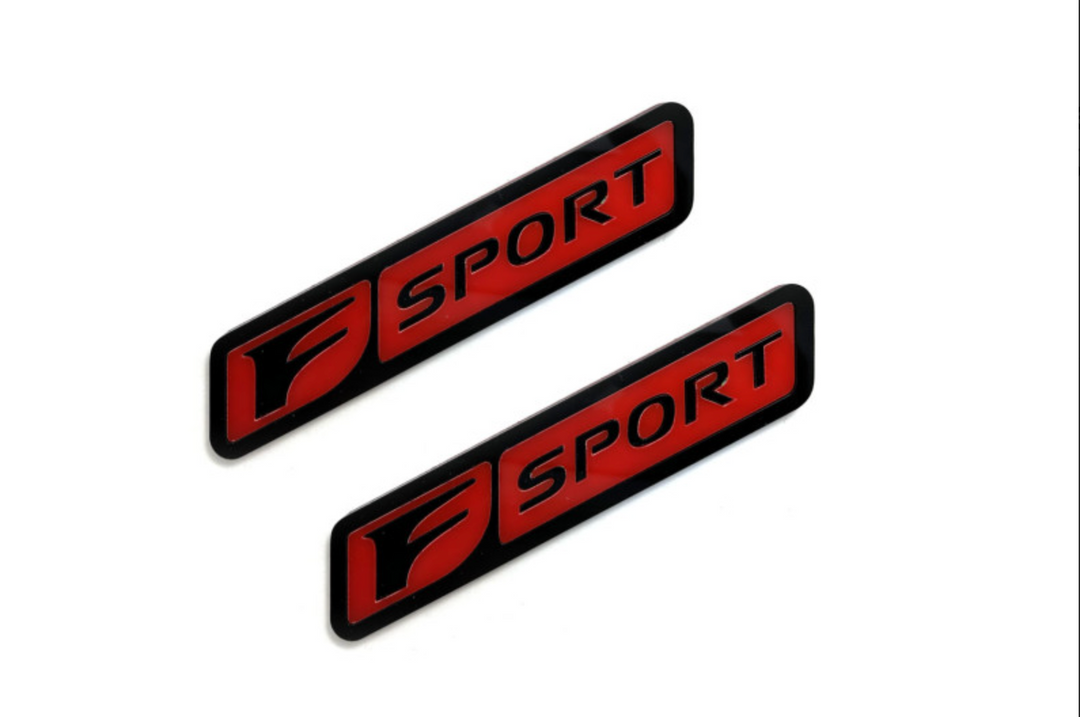 Lexus emblem for fenders with F Sport logo (type 2) Lexus emblems decoinfabric