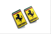 Colored Floor Mat Emblems for Ferrari (type 2) – Add a Touch of Personality Car Mats Badges Decoin
