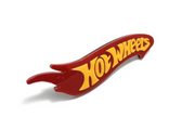 Radiator grille emblem with Hot Wheels logo Custom design emblems decoinfabric