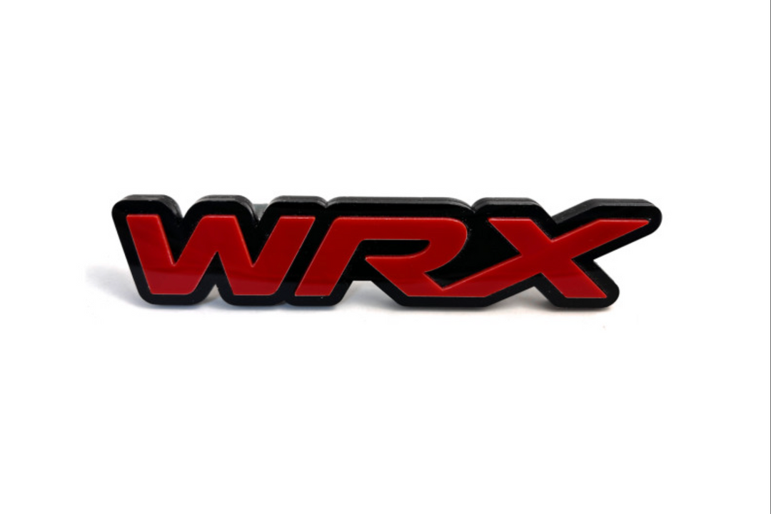 Radiator grille emblem with WRX logo Subaru emblems decoinfabric