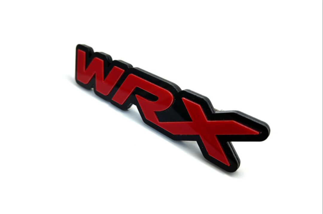 Radiator grille emblem with WRX logo Subaru emblems decoinfabric