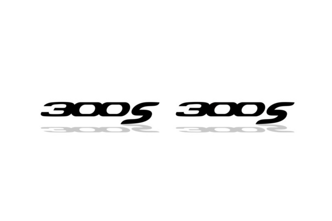 Chrysler 300C II emblem for fenders with 300S logo (Type Mono) Chrysler emblems decoinfabric