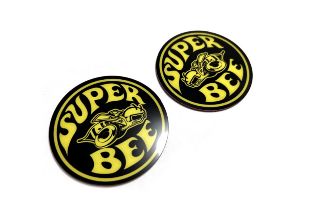 Dodge emblem for fenders with Super Bee logo Dodge emblems decoinfabric